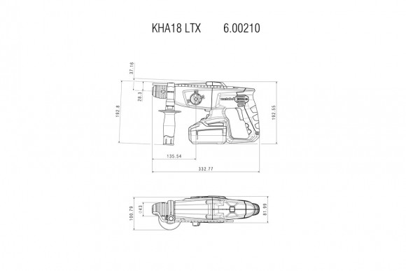 Аккумуляторний перфоратор Metabo KHA 18 LTX (600210890)