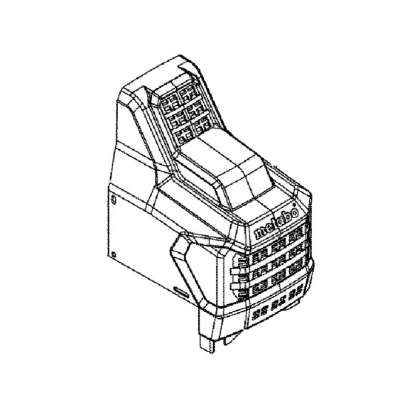 Кожух двигуна (Basic 250) Metabo (343440030)