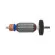 Якір для дриля Metabo SB760/SBE760/для перфоратора Metabo BHE2442/BHE2444/KHE2442/KHE2444 (310010660)