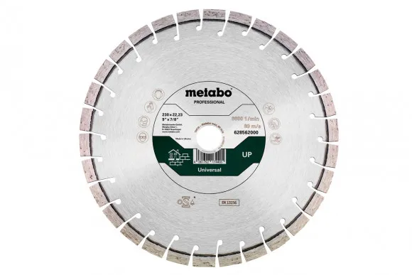 Алмазний відрізний диск Metabo 350x20,0/22,23/25,4 mm, "UP", Universal "professional" (628564000)