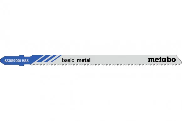 Лобзикове полотно по металу Metabo Classic 106 мм T 318 B, 5 шт (623697000)