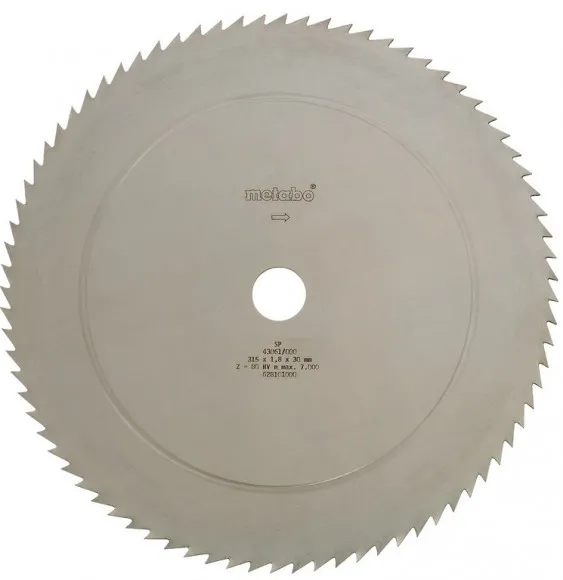 Пильний диск Metabo 315х18х30мм, CV Z=80NV TKHS315 (628101000)