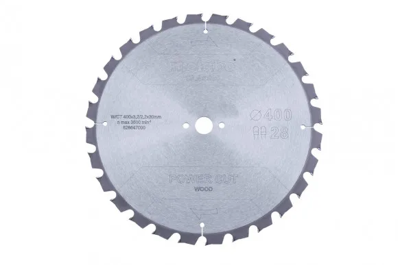 Пиляльний диск Metabo CLASSIC по дереву 400x30x3.2, 28 зуб'їв (628647000)