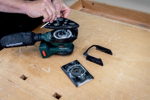 Акумуляторна плоскошліфувальна машина Metabo PowerMaxx SRA 12 BL SET каркас (602036920)