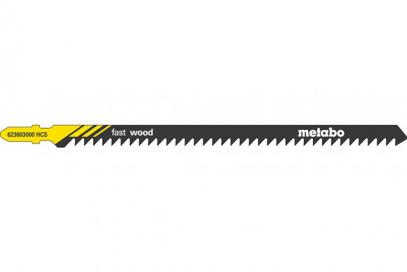 Пилка для лобзика T744D 5 шт. Metabo (623603000)