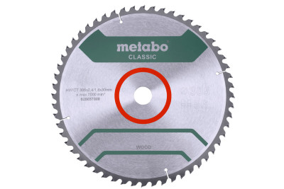 Острое полотно Metabo «Precision Cut Wood — Classic», 305x30 Z56 WZ 5°neg /B (628657000)