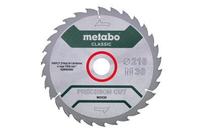 Пильний диск Metabo Precision Cut Classic 216 мм (628062000)