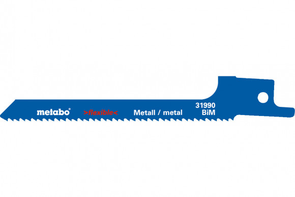 Шабельне полотно Metabo Flexible 100 мм, S 422 BF, 5 шт (631990000)