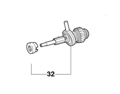Запобіжна муфта з шестернею Metabo (316031610) Запобіжна муфта з шестернею Metabo (316031610)