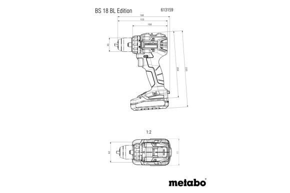 Акумуляторний шуруповерт Metabo BS 18 BL Edition (613159900)