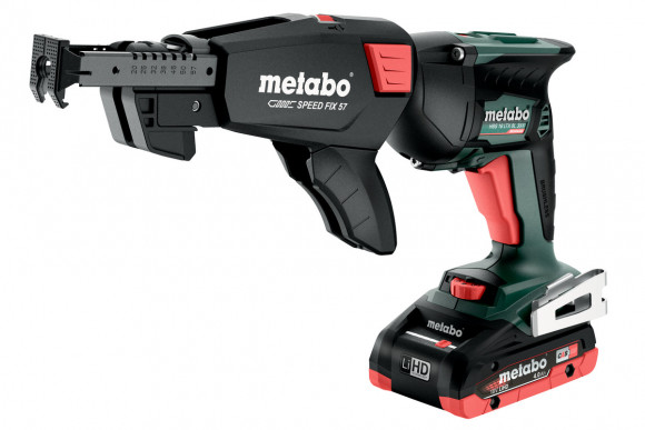 Акумуляторный шурупокрут для гіпсокартону Metabo HBS 18 LTX BL 3000 2х4 Aг + Speed Fix 57 (620062540)