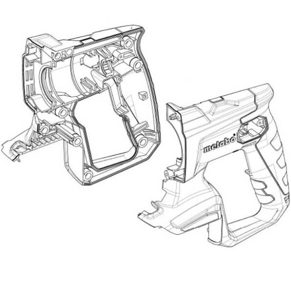 Корпус (дві половинки) Metabo (343440130)