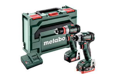 Акумуляторні інструменти в комплекті Metabo Combo Set 2.7.4 (PowerMaxx BS 12BL Quick + PowerMaxx SSD 12BL), 12В (685227000) Акумуляторні інструменти в комплекті Metabo Combo Set 2.7.4 (PowerMaxx BS 12BL Quick + PowerMaxx SSD 12BL), 12В (685227000)