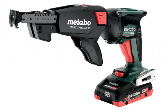 Акумуляторный шурупокрут для гіпсокартону Metabo TBS 18 LTX BL 5000 2х4 Aг + Speed Fix 57 (620063540)