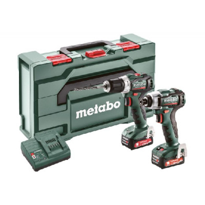 Акумуляторні інструменти в комплекті Metabo Combo Set 2.7.3 (PowerMaxx BS 12 BL + PowerMaxx SSD 12 BL), 12В (685228000) Акумуляторні інструменти в комплекті Metabo Combo Set 2.7.3 (PowerMaxx BS 12 BL + PowerMaxx SSD 12 BL), 12В (685228000)