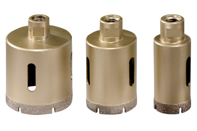 Набір алмазних коронок з кераміки Метабо Dry, 3 шт (628322000) Набір алмазних коронок з кераміки Метабо Dry, 3 шт (628322000)