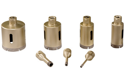 Набор алмазных коронок для плитки Metabo Dry 7 шт (628317000) Набор алмазных коронок для плитки Metabo Dry 7 шт (628317000)