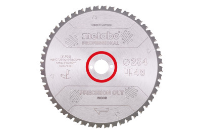 Пильний диск Metabo Precision Cut 254 мм (628221000)