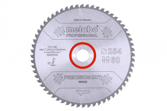 Пилковий диск Metabo Precision Cut 254 мм (628222000)
