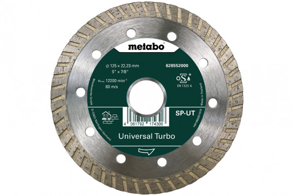 Алмазний відрізний диск Metabo 125x22,23 мм, SP-UT (628552000)