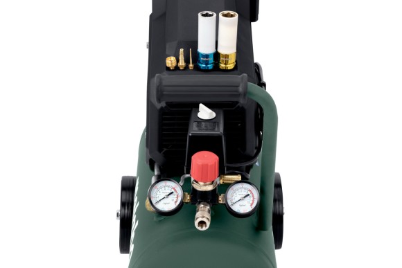 Компресор безмасляний Metabo Basic 250-24 OF, 24л + Набір пневмоінструменту Metabo LPZ 4 Set (691247000)