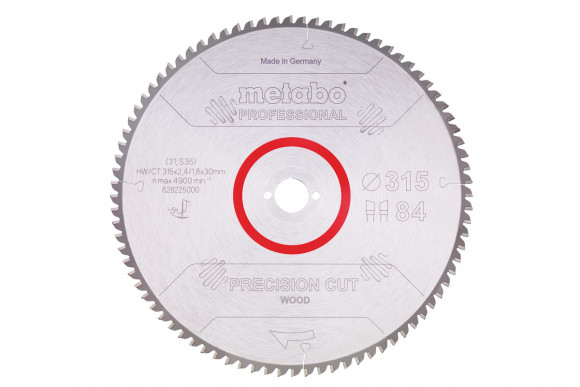 Пилковий диск Metabo Precision Cut 315 мм (628225000)