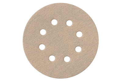 Шліфувальний папір на липучці для пофарбованих поверхонь Metabo 125 мм, P 120, 8 отворів, 25 шт. (625730000) Шліфувальний папір на липучці для пофарбованих поверхонь Metabo 125 мм, P 120, 8 отворів, 25 шт. (625730000)