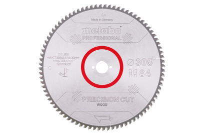 Остаточный диск Metabo Precision Cut 305 мм (628229000)