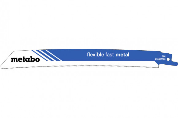 Шабельне полотно Metabo Flexible Fast Metal, 225*1,1 мм, 5 шт (626567000)