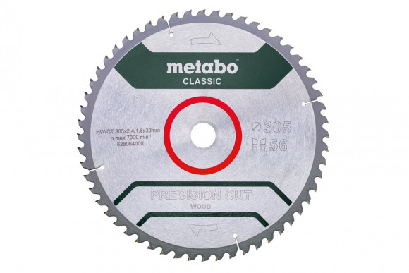 Пилковий диск Metabo по дереву 305x30x2.4, 56 зубців (628064000)