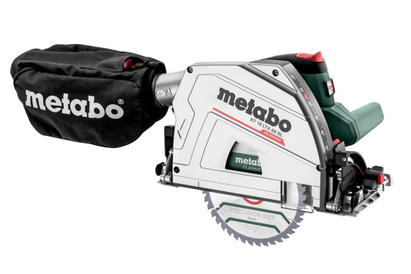 Акумуляторна занурювальна дискова пила Metabo KT 18 LTX 66 BL каркас в кейсі (601866840)