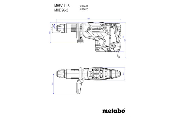Відбійний молоток Metabo MHEV 11 BL (600770500)