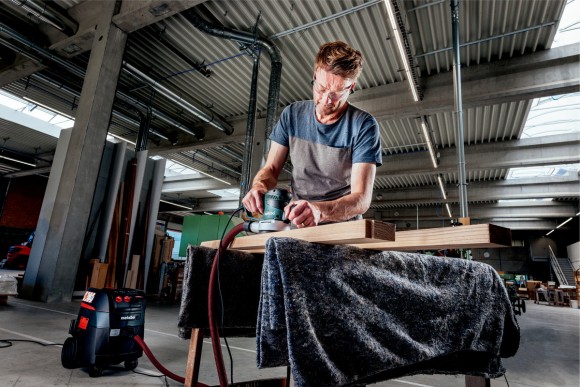 Ексцентрикова шліфувальна машина Metabo SXE 450 Turbo Tec MetaLoc (600129700)