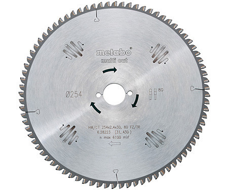 Пильний диск Metabo 210x30 HW/CT 54 FZ/TR (628078000)