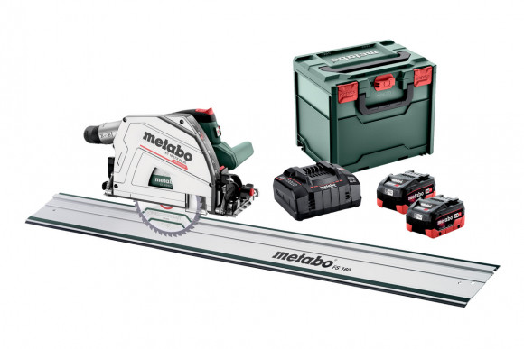 Акумуляторна занурювальна дискова пила Metabo KT 18 LTX 66 BL 2х8.0 Аг + шина FS 160 (691172810)
