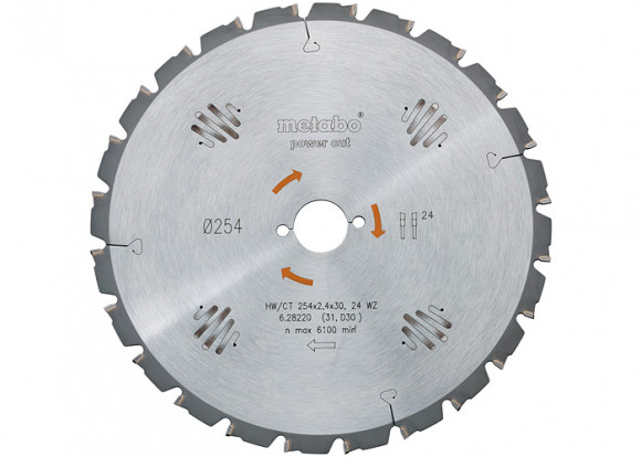 Острие Metabo 210x30 HW/CT WZ 24 (628008000)