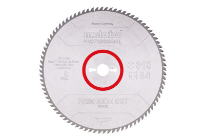 Острий диск Metabo Precision Cut 315 мм (628058000)