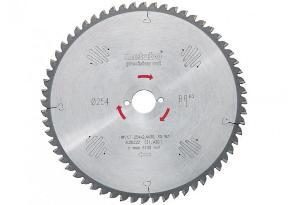 Пильний диск Metabo 210х30мм, 42 зубів (628038000)