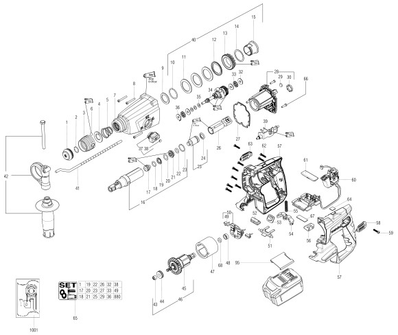 Підшипник 5х13х4 Metabo (143116010) для KHA 18 LTX