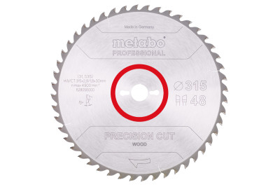 Острий диск Metabo Precision Cut 315 мм (628056000)