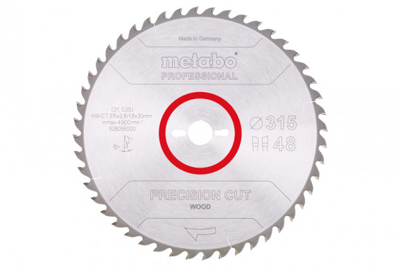 Пилковий диск Metabo Precision Cut 315 мм (628056000)