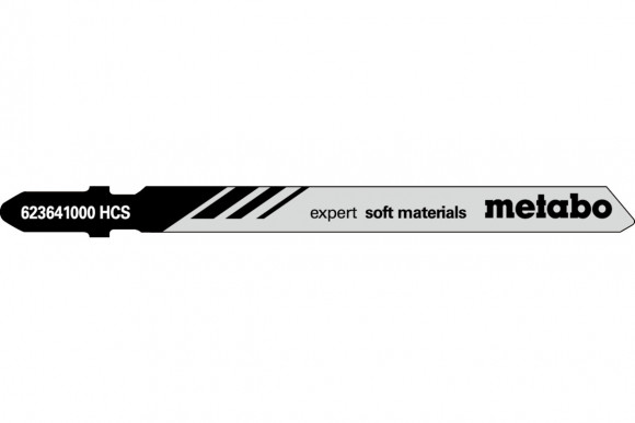 Лобзикове полотно для пінополістиролу Metabo Expert 74 мм T 113 A, 5 шт (623641000)