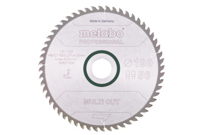 Пильний диск Metabo Multi Cut 190 мм (628077000)