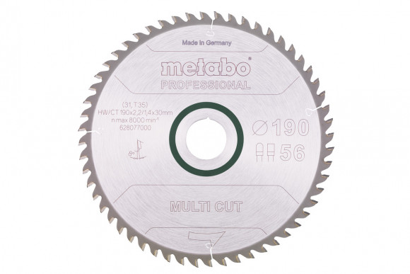 Пилковий диск Metabo Multi Cut 190 мм (628077000)