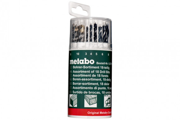 Набір свердл Metabo 18 шт (627190000)