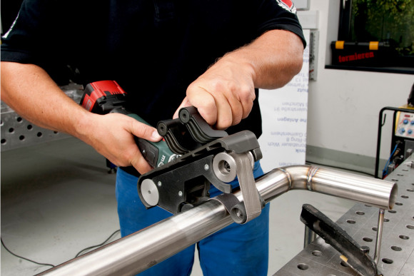 Акумуляторна стрічкова шліфувальна машина для труб Metabo RB 18 LTX 60 (600192850)