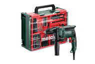 Ударний дриль Metabo SBE 650 SET Мобільна майстерня (78 компонентів) (600742710)