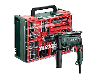 Ударний дриль Metabo SBE 650 SET, Мобільна майстерня (78 компонентів) (600742710) Ударний дриль Metabo SBE 650 SET, Мобільна майстерня (78 компонентів) (600742710)