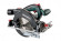 Акумуляторна ручна дискова пила Metabo KS 18 LTX 57 каркас в кейсі (601857840)