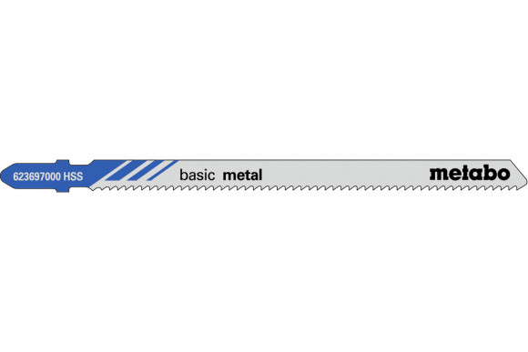 Лобзикове полотно по металу Metabo Classic 106 мм T 318 B, 5 шт (623697000)